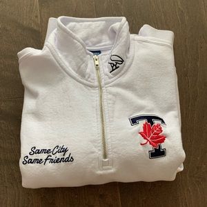 OVO x U of T quarter zip - size M!